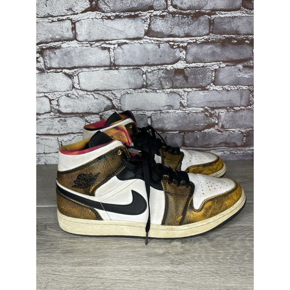 Air Jordan 1 Se Mid Wear Away Taxi Basketball Shoes Men 13m Us/47.5eu Dq8417 071
